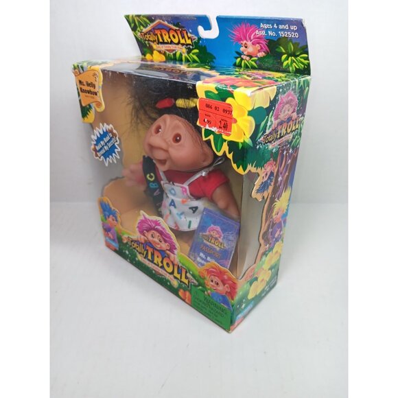 Totally Troll Doll Series 2 Ms. Nelly Knowhow Teacher Vintage DAM Playmates - Picture 3 of 5